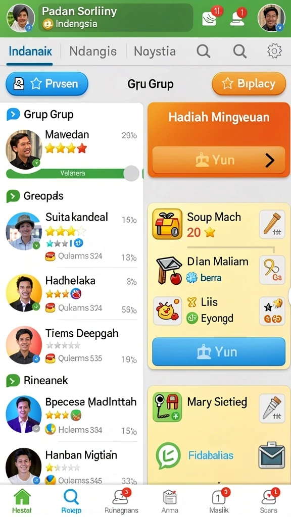 rajajuara - Tampilan awal game RAJAJUARA yang menggugah selera.