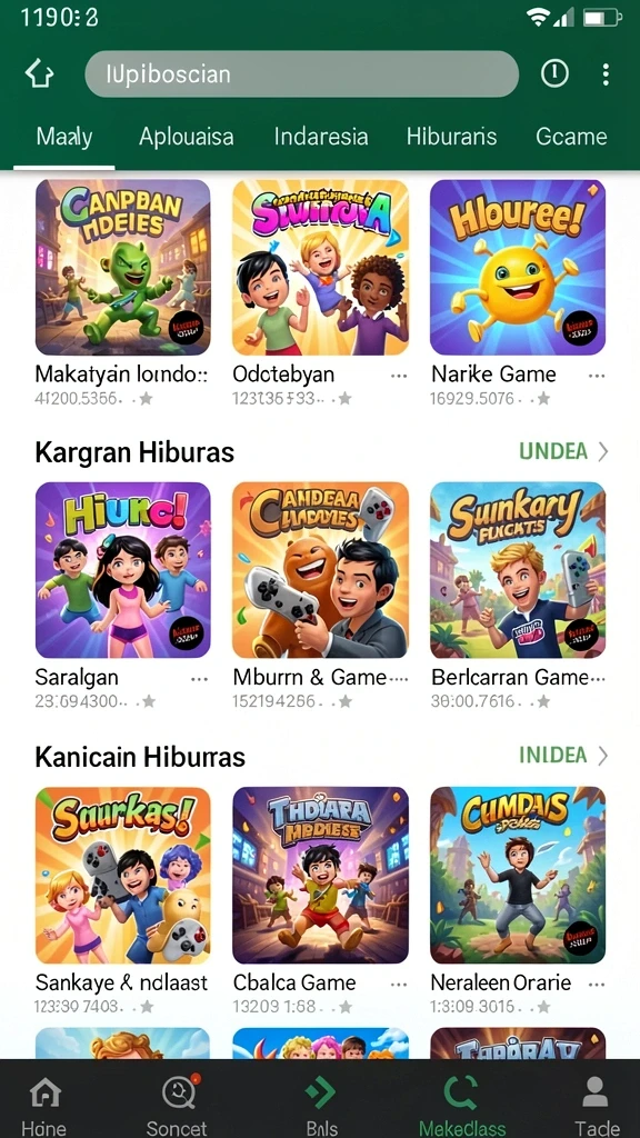 rp79 - Tampilan menu utama yang intuitif dan mudah digunakan.